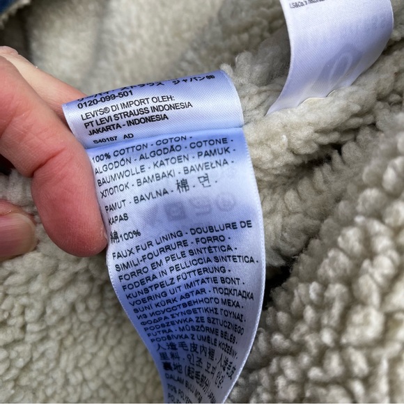 Levi’s Women’s Original Sherpa Trucker Jacket #36136-0037 Sz M - Picture 12 of 17